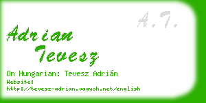 adrian tevesz business card